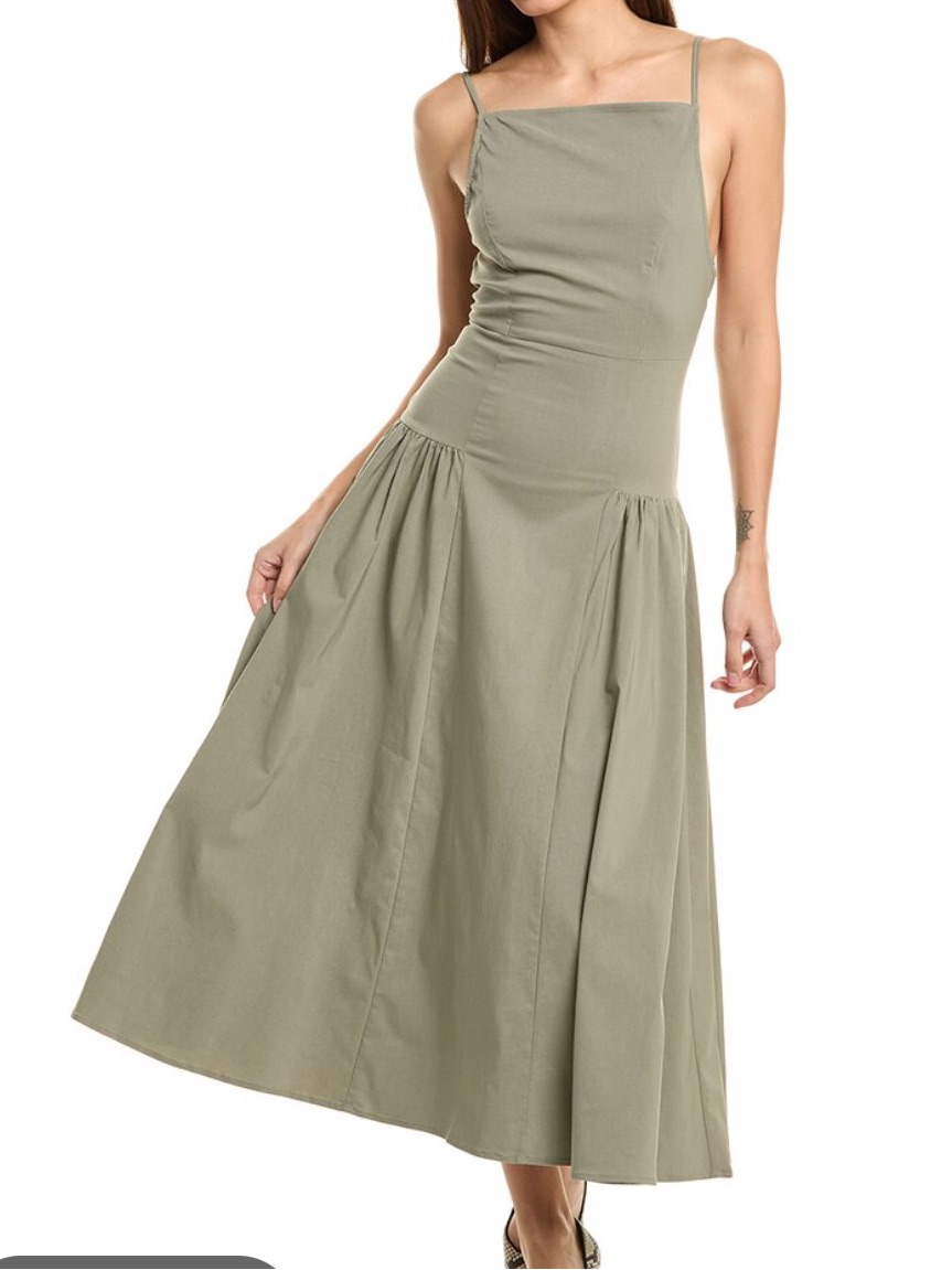 Nwt Weworewhat Flare Panel Midi Dress Size 8 White
